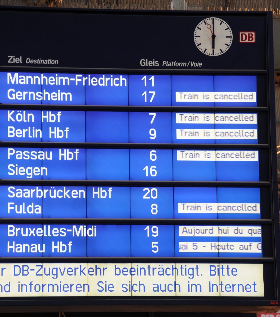 Streik Deutsche Bahn